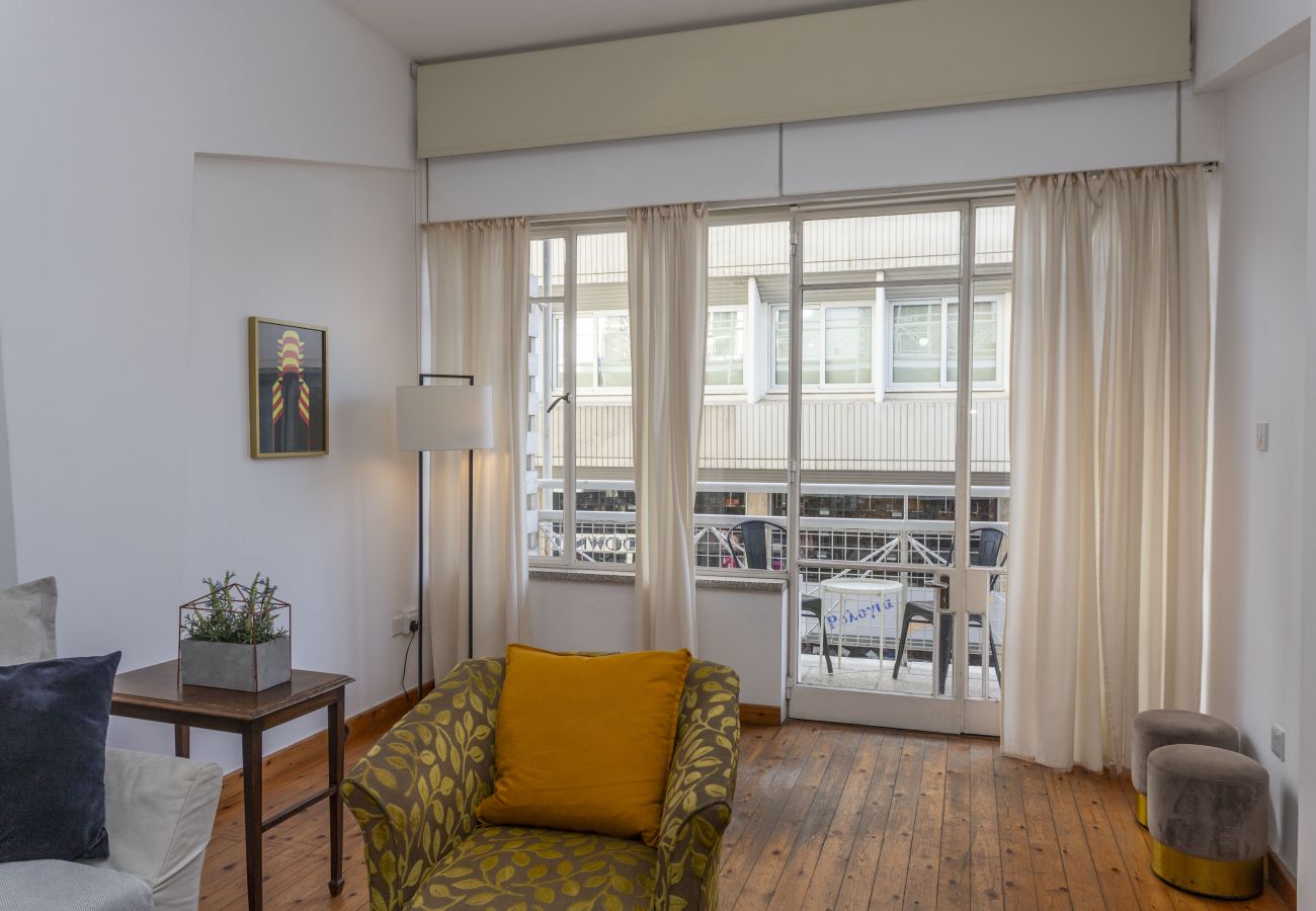 Living Room with Balcony 