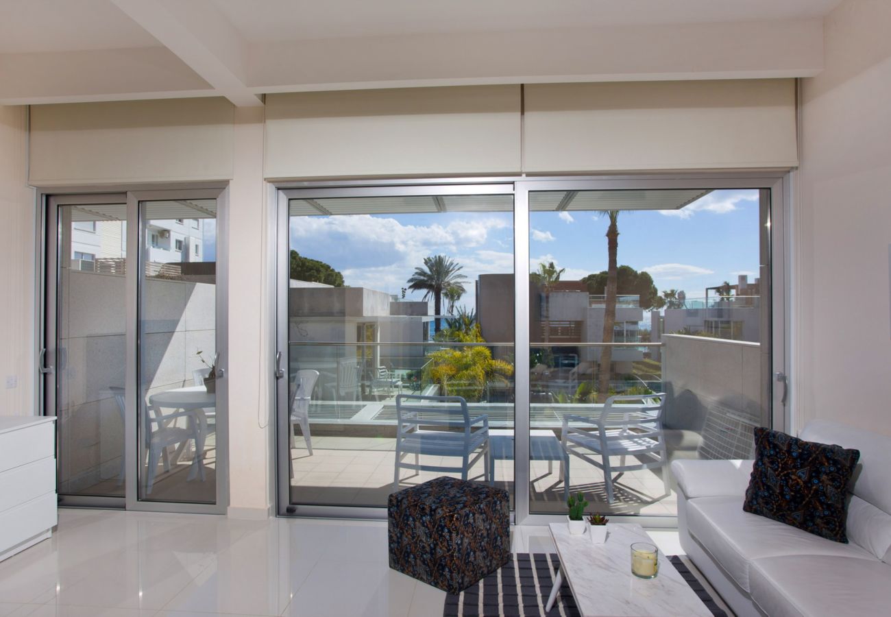 Living Room with Balcony 