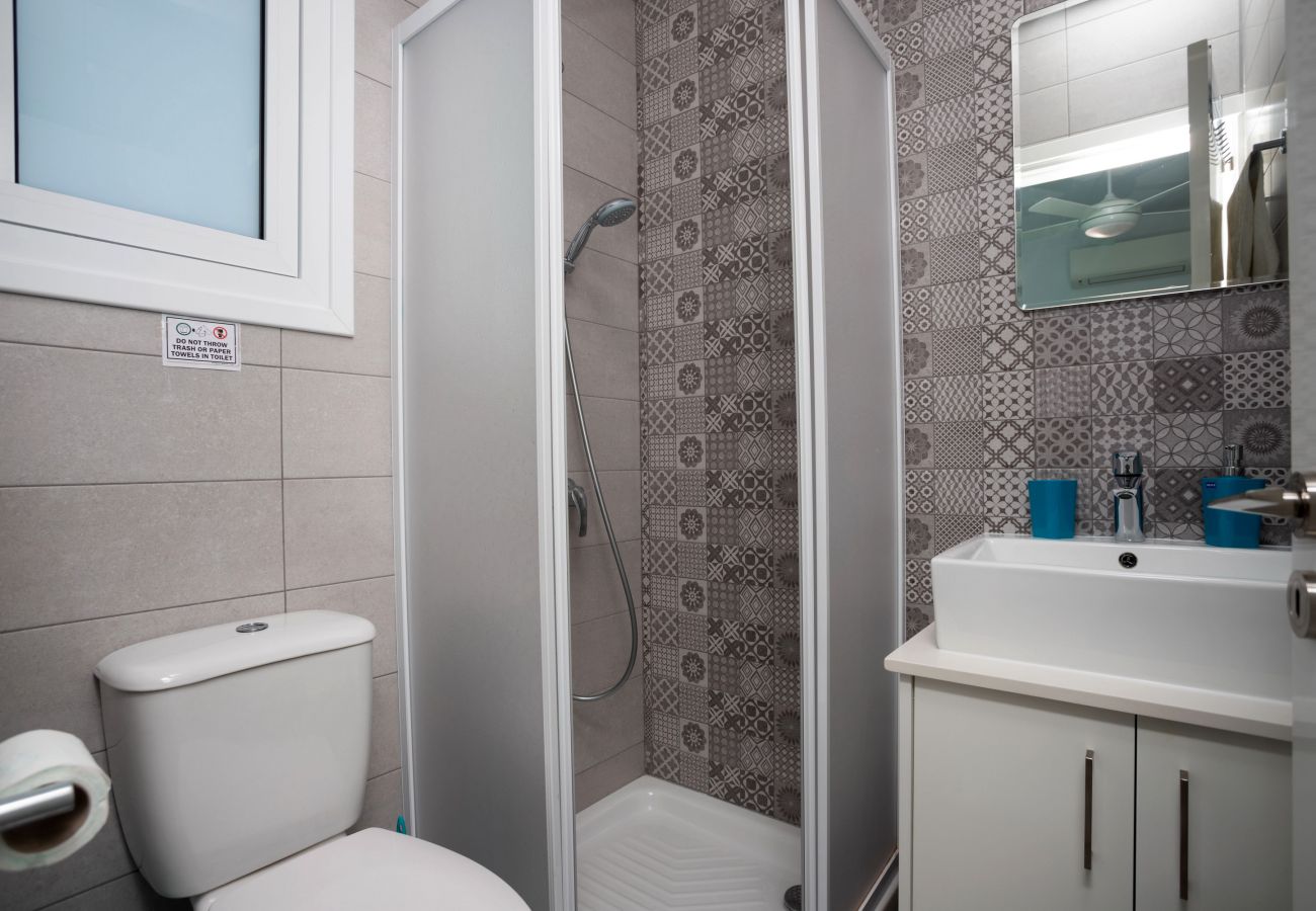 Ensuite bathroom with shower