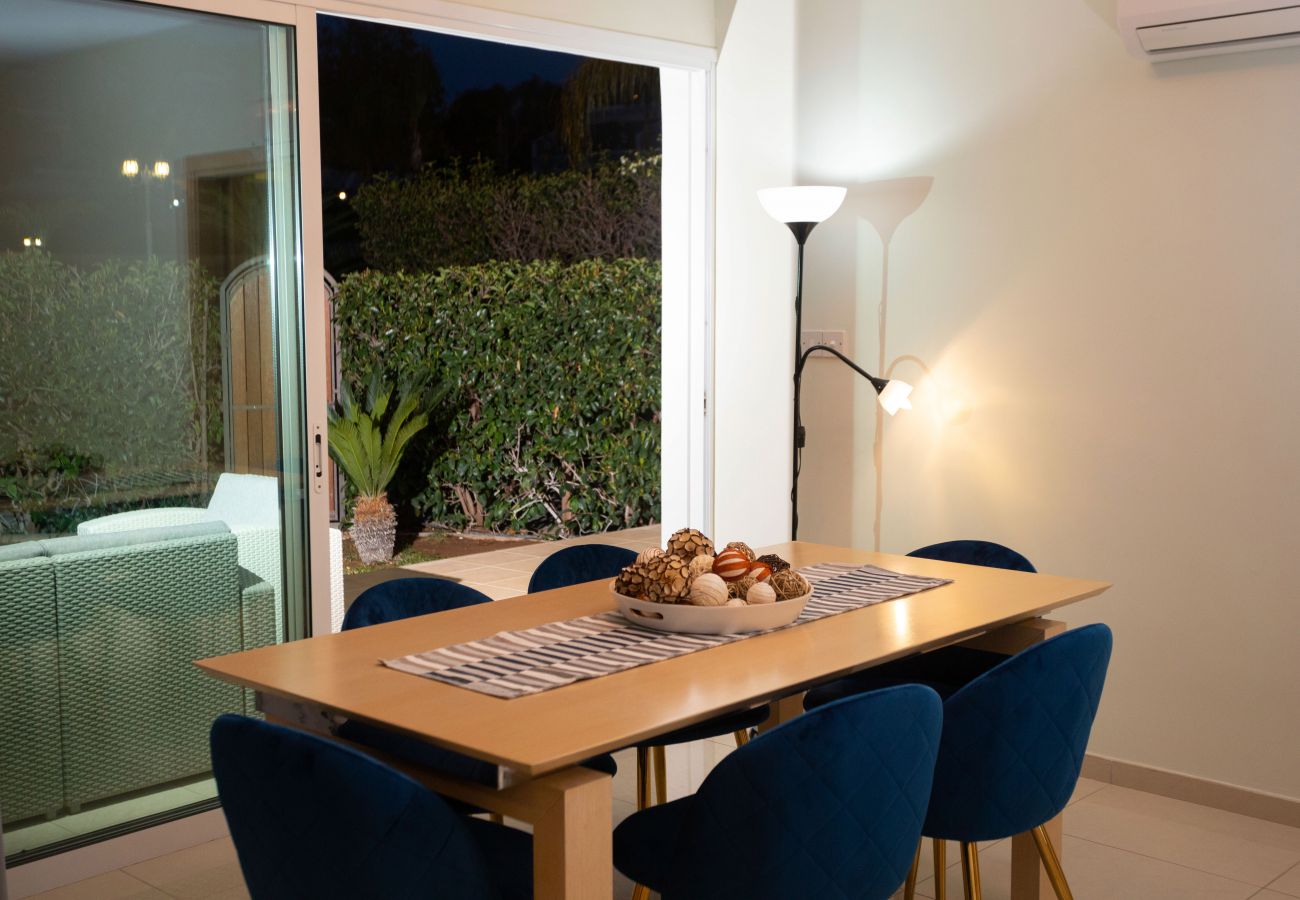 Dining Room with Patio Doors leading to Garden Terrace