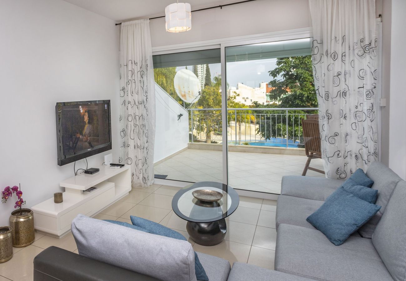 Living Room with Balcony 